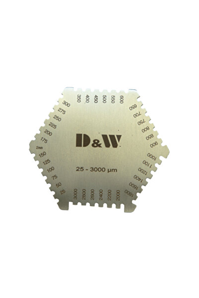 Maier DWMeasuring Yaş Film/Boya Kalınlık Ölçer DW7GK16