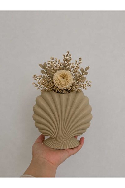 Aura Design Studio Dekoratif Vazo, Ev Dekor, Anneler Günü Hediye 17CM