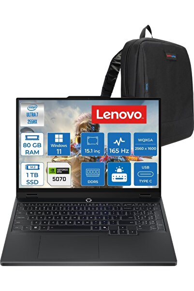 LENOVO Legion 5 15IAX10 Intel Core Ultra 7 255HX Ddr5 80GB 1tb SSD RTX5070/8G...