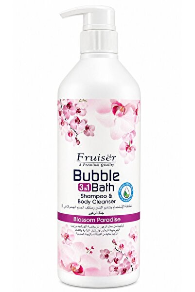 fruiser سائل استحمام وفقاعات وشامبو 3 في 1 من فرويسر رائحة جنة الزهور (Blosso...