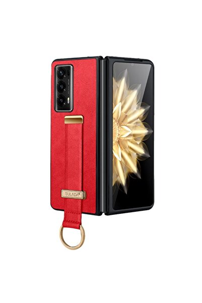 Sulada Fashion Series Θήκη με Βάση Στήριξης Red (Honor Magic V2 5G)