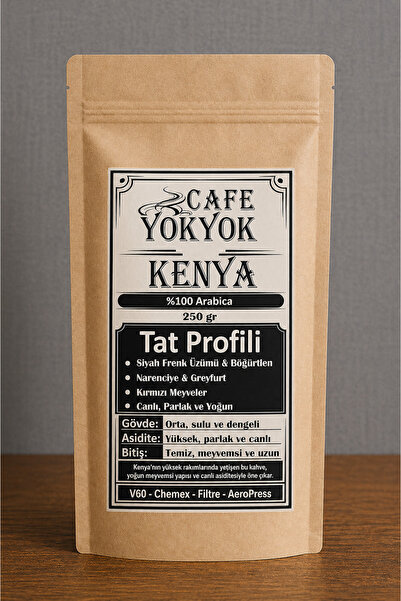 Kenya Çekirdek Kahve 250 gr