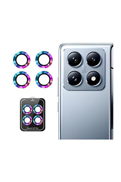 ENKAY Xiaomi 14T Pro 5G Κρίκοι Προστασίας για Κάμερα - Lens Protector Rings C...