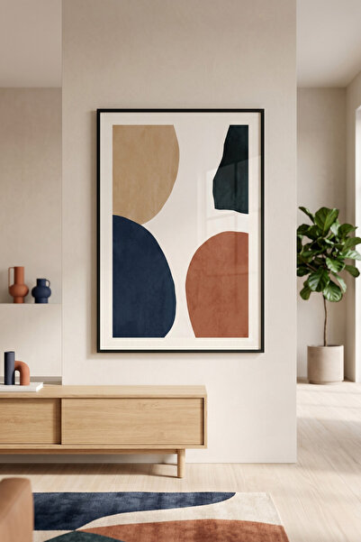 sayetablo Earthy - Siyah Metal Alüminyum Çerçeveli Lüks Dekoratif Minimalist ...