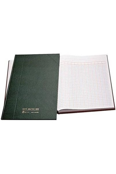 Bassile Super Analysis Notebook 8/24 Designed with Hard Cover and Paper Divid...