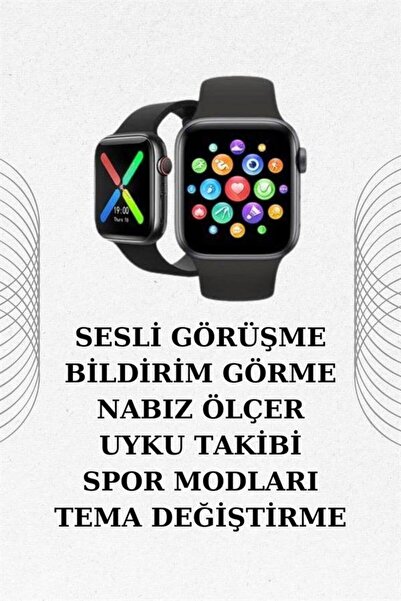markentegra İkili Set Dev Ucuz Kulaklık Ucuz Akıllı Saat Gürültü Önleyici Uzu...