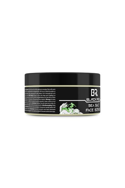Black Red مقشر الوجه بملح البحر والمنثول 220 مل.