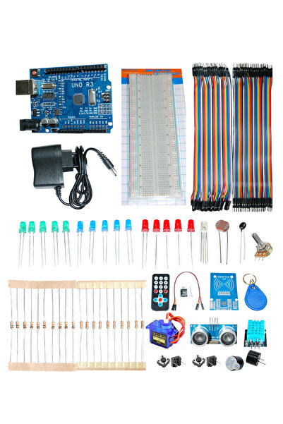 ATOLYE ELEKTRONİK Arduino Proje ve Uygulama Geliştirme Seti - 56 Parça