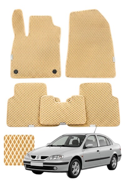 Evanotion Renault Megane 1 Sedan 1995-2003 Özelleştirilebilir Premium Eva Oto...