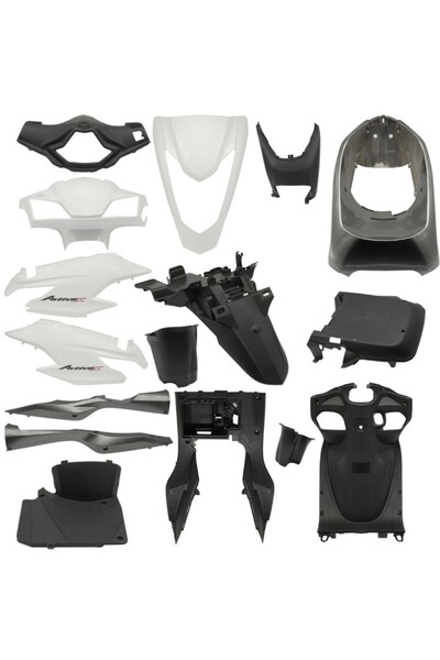 monero Kaporta Tam Set Beyaz (Yeni Model) - Honda Activa S