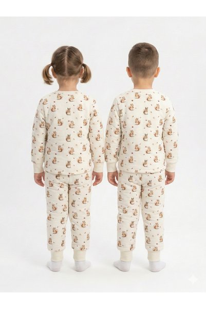 Softify 1.0 Tog Squirrel Baby & Kids Pajama Set