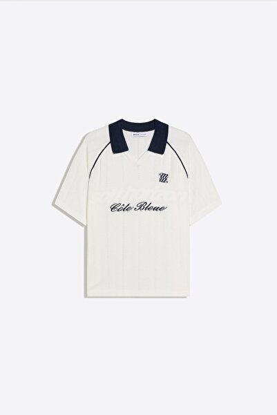 Bershka Retro spor kontrast polo