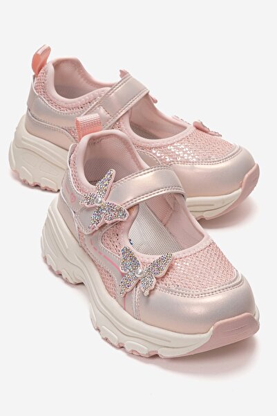 Marco Kids Balerini sport casual roz pentru fete Marcokids