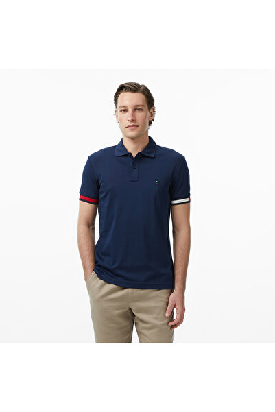 Tommy Hilfiger Erkek Lacivert Polo Yaka T-Shirt