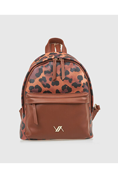 VERDE Γυναικείο Σακίδιο Πλάτης 16-8034 Animal print