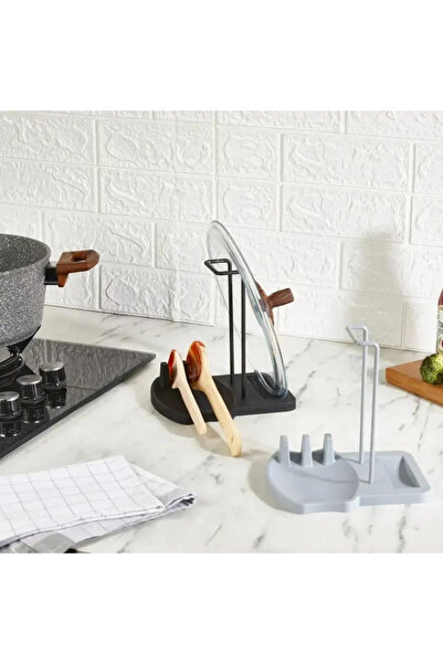 AKN Ladle Lid Organizer Countertop Lid Holder and Spoon Rest Pot Lid Stand