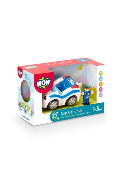 WOW Toys Jucarie pentru copii WOW Toys, Masina de politie, Cop Car Cody