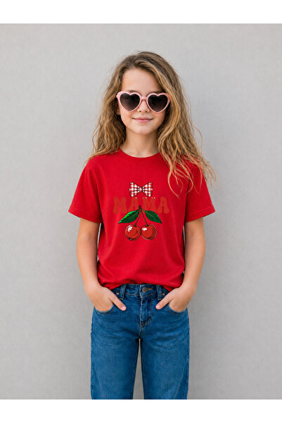 LORVEX Girl's T-Shirt 100% Cotton Printed Comfortable Fit Summer T-Shirt