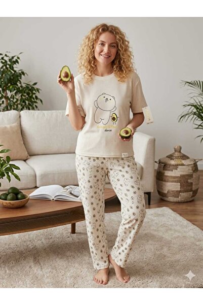 Pijamoni PİJAMA TAKIMI YAZLIK RAHAT VE ŞIK