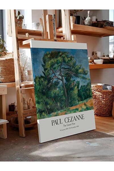 Postifull Paul Cezanne - the Great Pine, Canvas Painting, Art Series No:110475