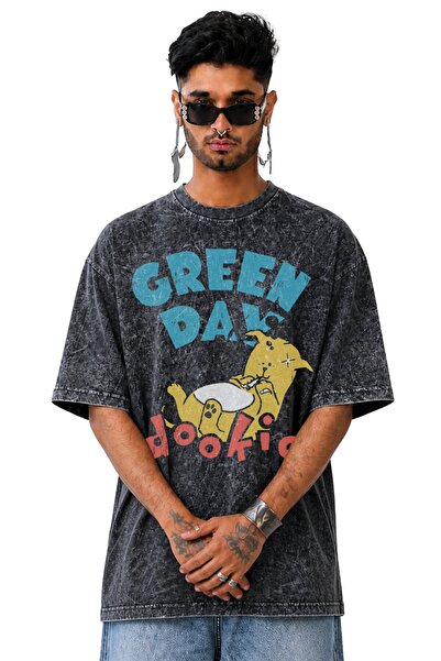 Fuddy Moda Unisex majica sa printom Green Day Dookie, periva, prevelika majic...