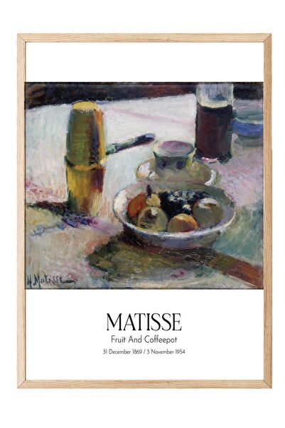 Postifull Matisse - Voće i kafanica, slika u drvenom okviru, umetnička serija...
