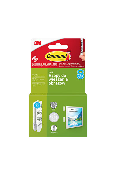 COMMAND ™ 17202-4PK-CIS Küçük Boy Çerçeve Asma Bantları'25