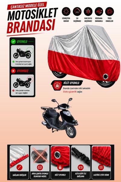 Cemku Twin Top Gray - Bottom Red Altai Carrier 125 Compatible Engine Tarpauli...