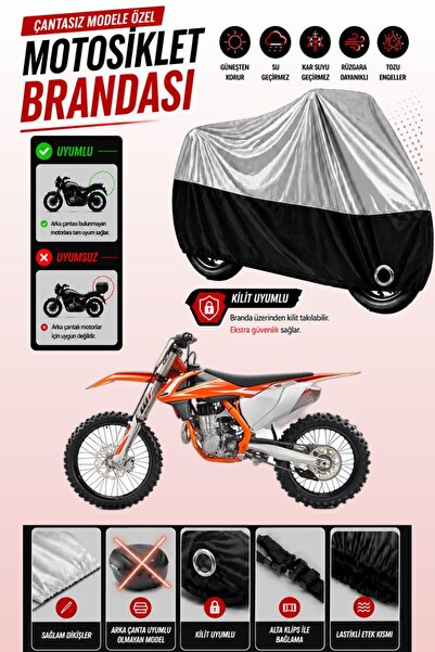 Cemku Twin غطاء محرك متوافق مع KTM 450 SXF باللون الرمادي من الأعلى والأسود م...