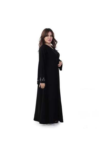 Lamir عباية كورية ملكية، عملية، مطرزة يدويًا بشكل خفيف، ملابس سهرة