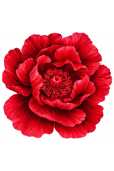 Mise En Place 2’li Red Flower Amerikan Servis
