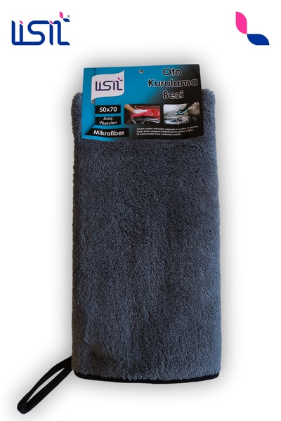 LİSİL Mikrofiber Oto Kurulama Bezi | 50x70 Büyük Boy | 350 GSM | Araç Yüzeyleri