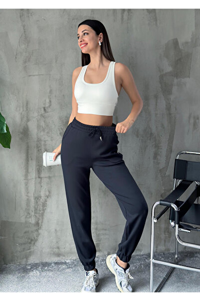 ModaLavida Lavida Modal Fabric High Waist Women's Sweatpants with Elastic Leg...