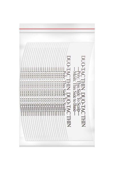 Walker Tape Duo-Tac Thin™ Protez Saç Bandı Oval "C" (2,0cm x 7.5cm) 36 Adet