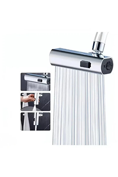 OEM Prelungitor robinet, adaptor robinet rotativ 360°, 4 funcții de pulveriza...
