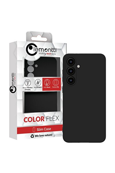 lemontti Husa Silicon Soft Slim Samsung Galaxy S24 FE Negru