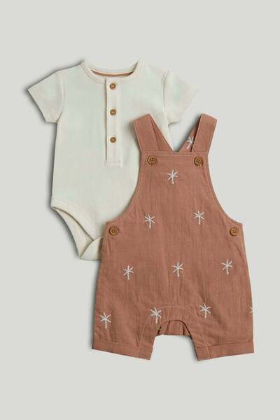 MOTHERCARE Bibshorts and Bodysuit Outfit