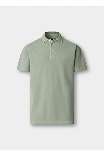 Hackett London Green Pure Cotton Men Premium Polo T-Shirt
