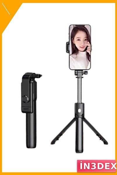 Generic Brand Bluetooth Controlled Tripod Selfie Stick 186mm Portable