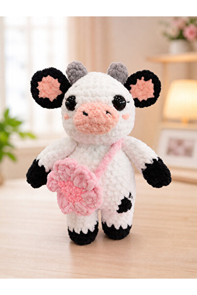 Pofimu Amigurumi Sevimli Oyuncak İnek