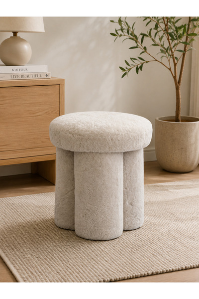 S Home Design Concept Colever Designer Peluş Puf