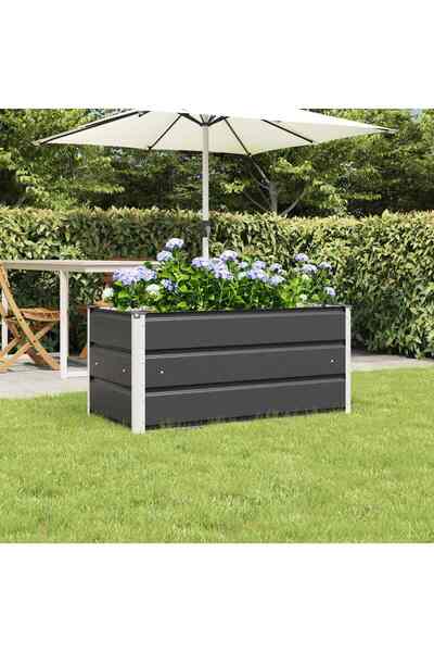 vidaxl Jardiniera Antracit 100 x 50 x 45 cm Otel Galvanizat