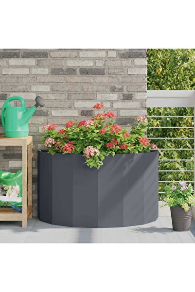vidaxl Jardiniera Antracit 90 x 45 x 50 cm Otel
