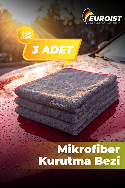 euroist Lavetă din microfibră pentru uscare auto 50x70 cm – Lavetă pentru cur...