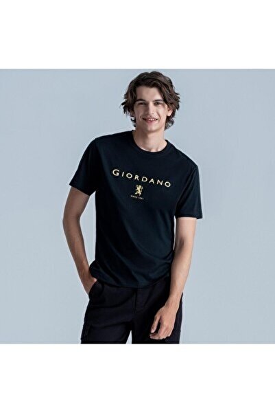 yiou trendy clothing تي شيرت رجالي بطبعة مميزة من جيوردانو
