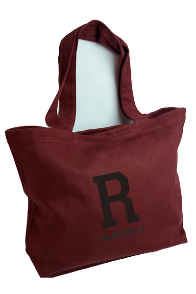 Bordo Harfli Tote Bag (R)