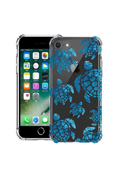 bestcase Husă Antișoc pentru Apple iPhone SE 3 / SE 2 / 8 / 7, Broaște Țestoa...