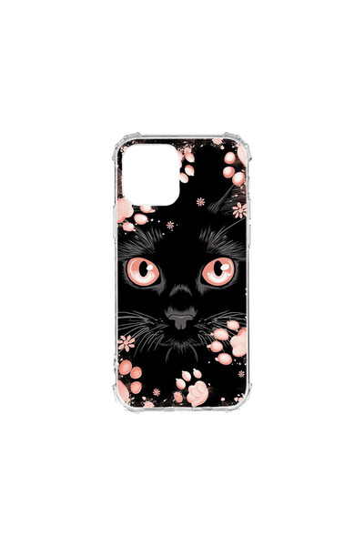 bestcase Husă Antișoc pentru Apple iPhone 12 / iPhone 12 Pro, Pisică Neagră, ...