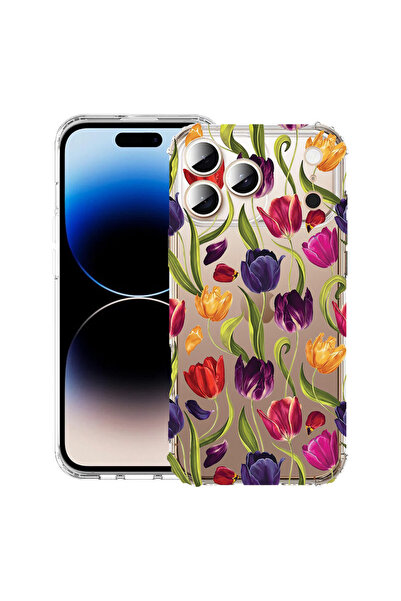 bestcase Αντικραδασμική Θήκη Husă για Apple iPhone 17 Pro, Φλοράλ - Σχέδιο Το...