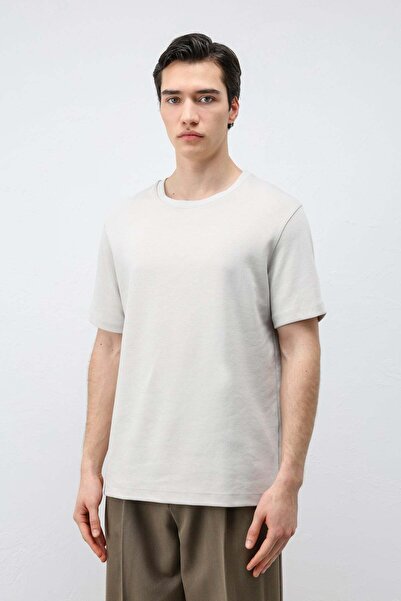 Antioch Ανδρικό T-Shirt Ice Grey Regular Fit Basic
